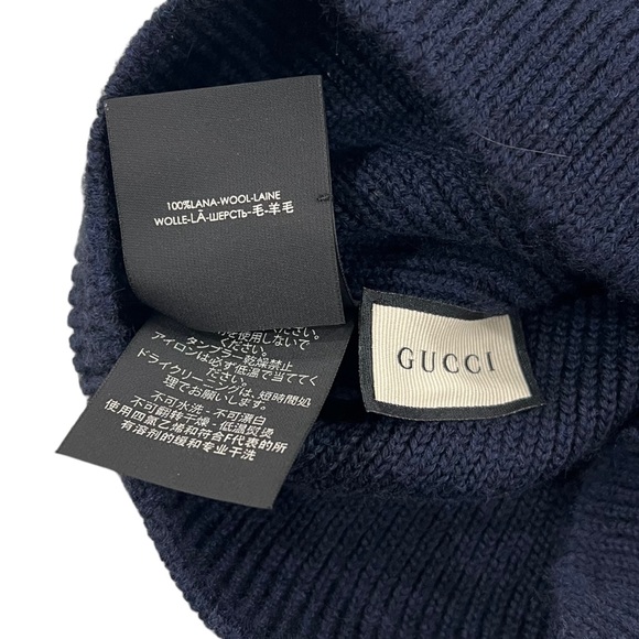 Gucci GG Logo Wool Beanie - Picture 5 of 6